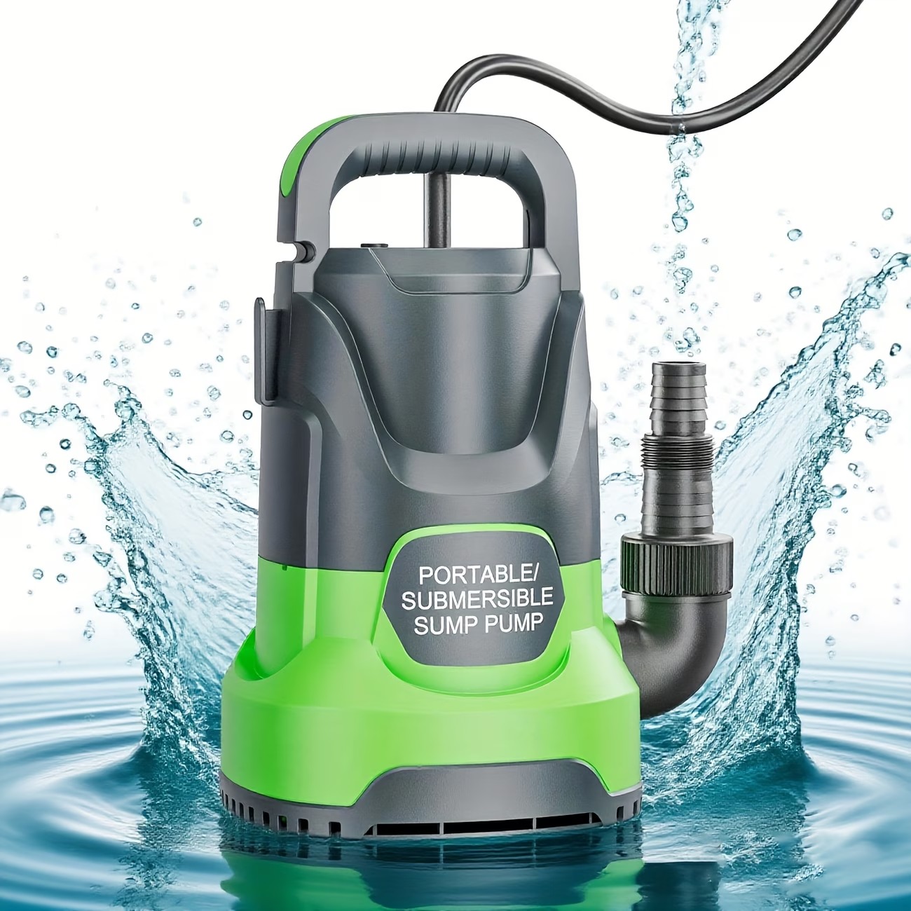Portable Thermoplastic Submersible Sump Pump